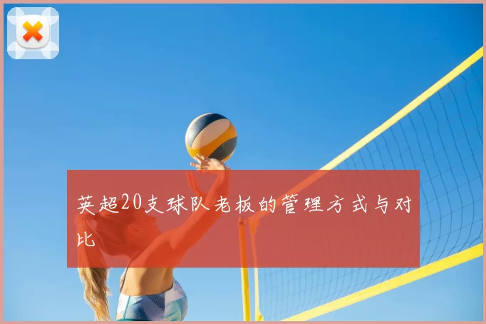英超20支球队老板的管理方式与对比